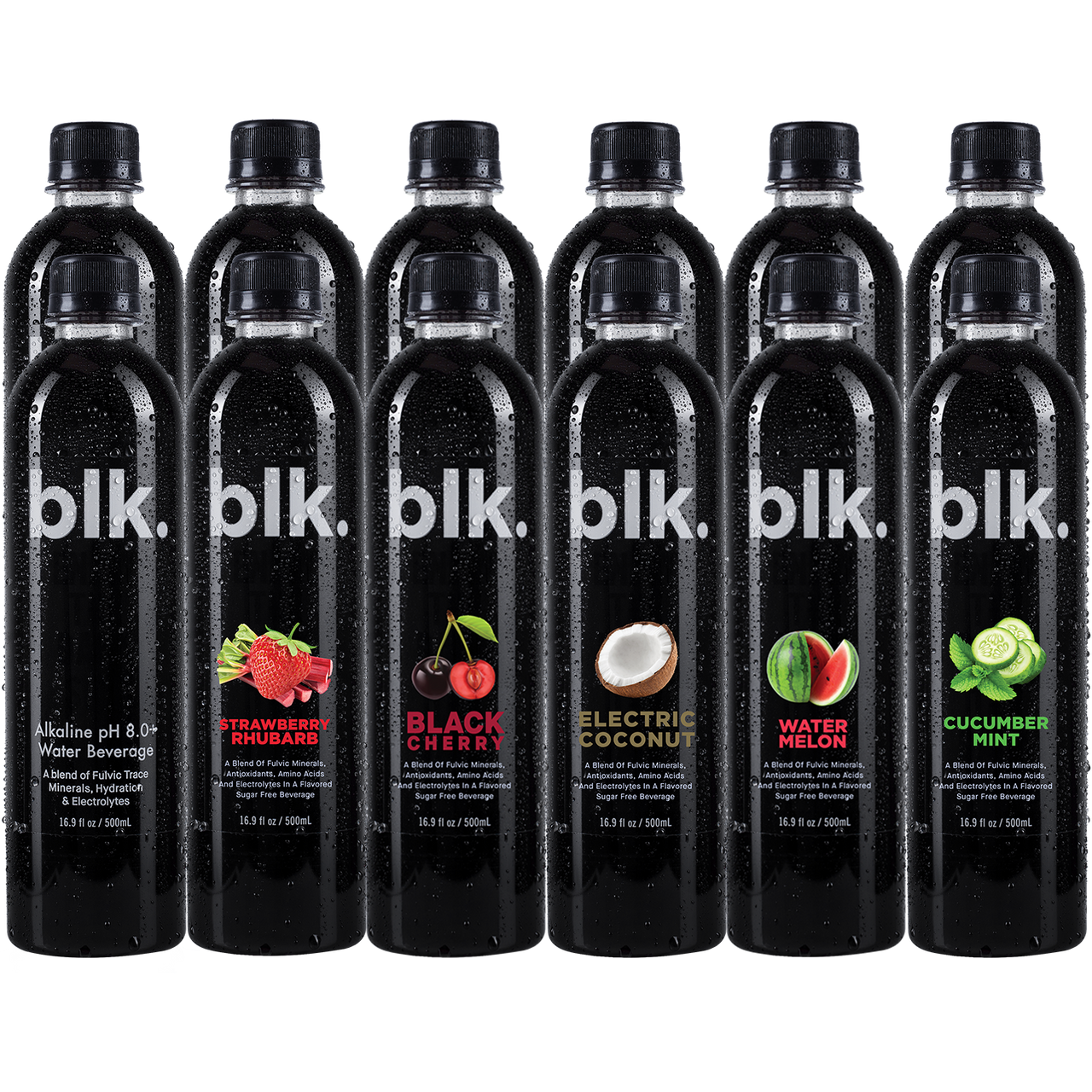 blk. Fulvic Remix Variety - 12 pack