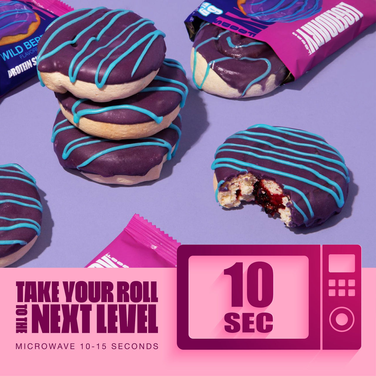 Wild Berry | Protein Sweet Roll | 10-Pack
