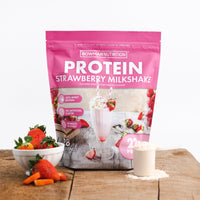 PROTEIN STRAWBERRY MILKSHAKE