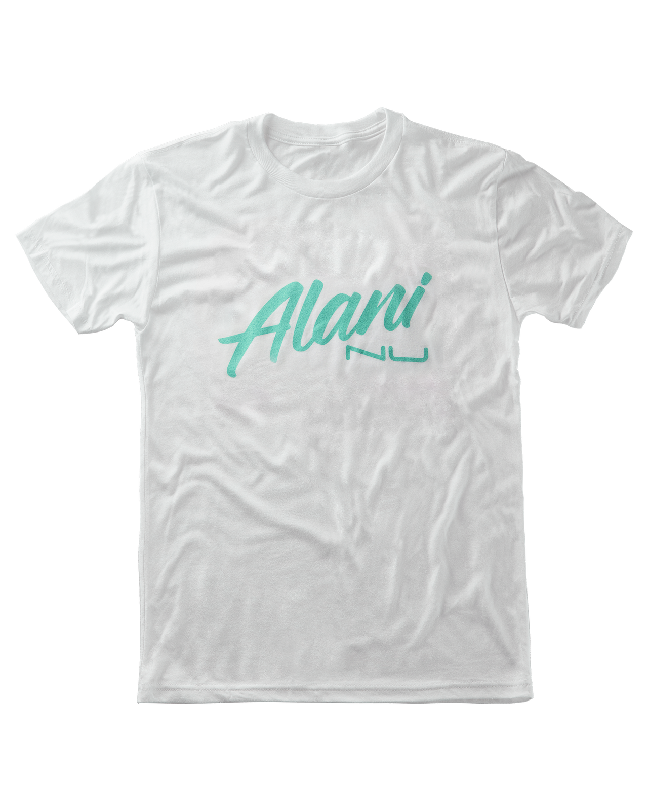 Seafoam On White T-Shirt