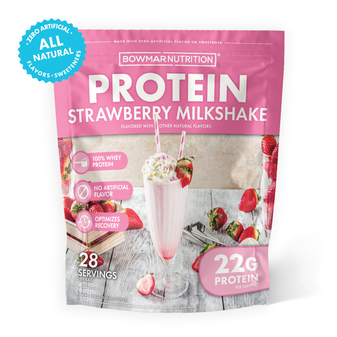 PROTEIN STRAWBERRY MILKSHAKE