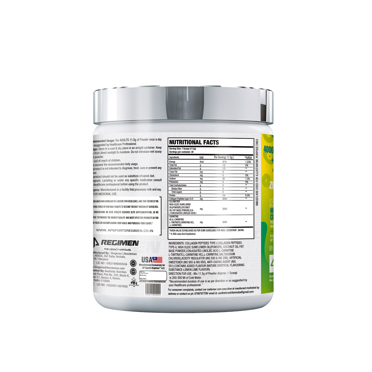 C3: COLLAGEN, CARNITINE, AND CLA SUPPLEMENT