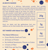 Blueberry Cobbler Protein Oats | Naked Oats