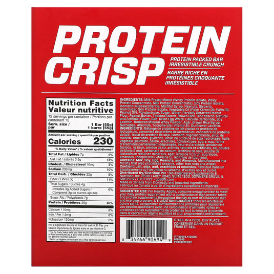 Crisp Protein Bar by BSN