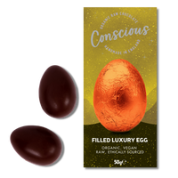 Raw Vegan Luxury Truffle-Filled Easter Eggs