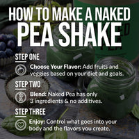Chocolate Pea Protein Powder | Naked Chocolate Pea - 2LB