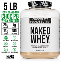 Chocolate Peanut Butter Whey Protein Powder | Naked Whey - 5LB