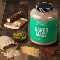 Chocolate Vegan Weight Gainer Supplement | Naked Vegan Mass - 12LB