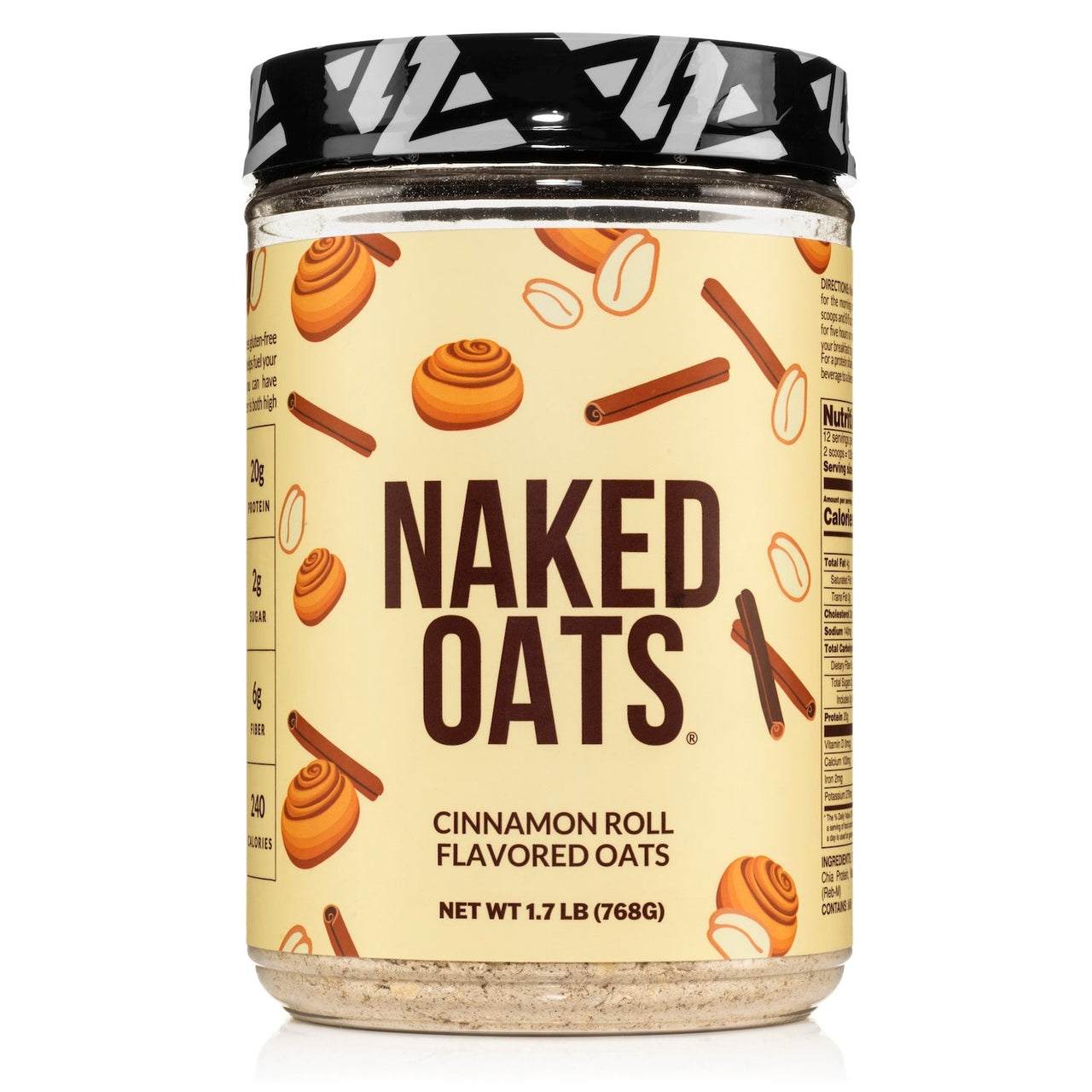 Cinnamon Roll Protein Oats | Naked Oats