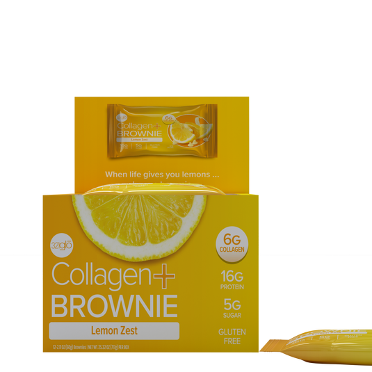 Lemon Zest Collagen + Brownie