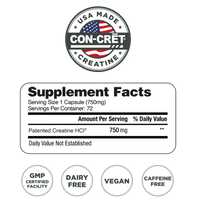CON-CRĒT® CREATINE HCl CAPSULES