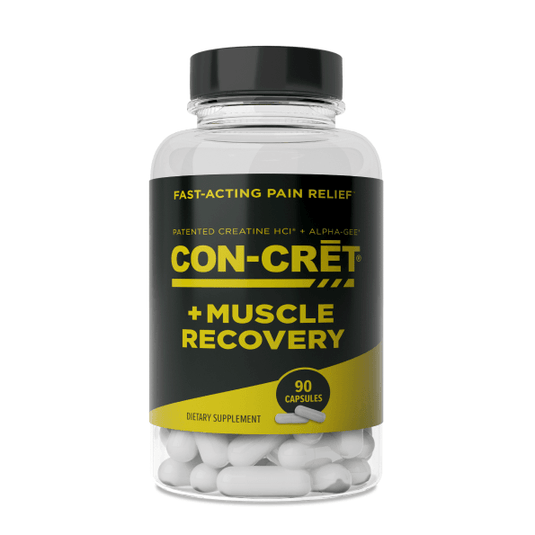 CON-CRĒT®+ MUSCLE RECOVERY, Creatine HCl & Alpha-GEE®, Supports relief from Activity-Induced Pain and Inflammation