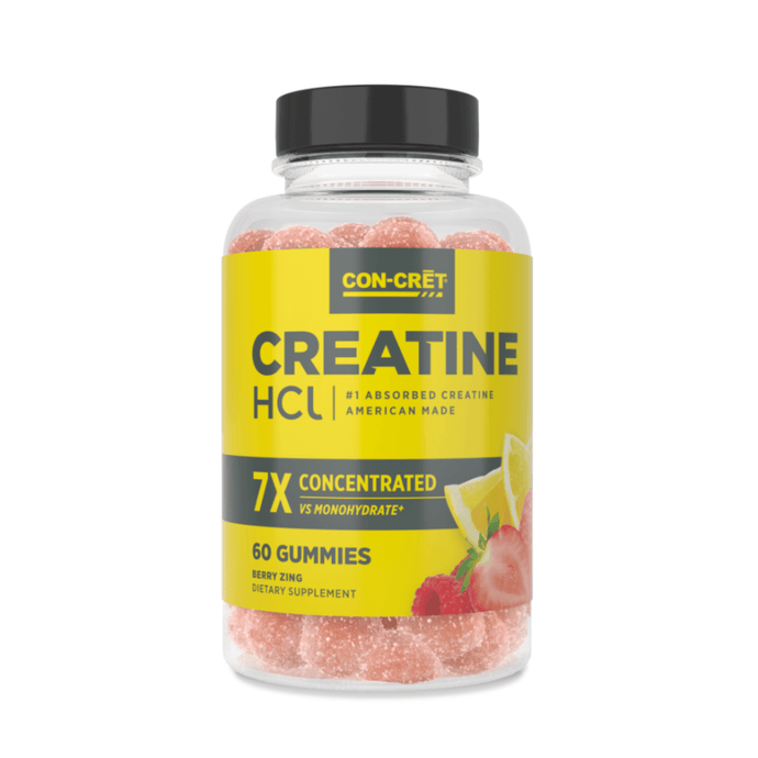 Creatine Gummies - CON-CRĒT Creatine HCl - 60 Count