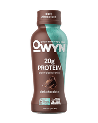 OWYN 100% Plant-Based Vegan Protein Shake - Dark Chocolate (12 Pack)