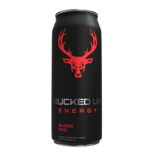 BU BUCKED UP ENERGY 12/16oz BLOOD RAZ