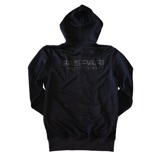 Gaspari - Athletic Slim-Fit Zipper Hoodie (Black)