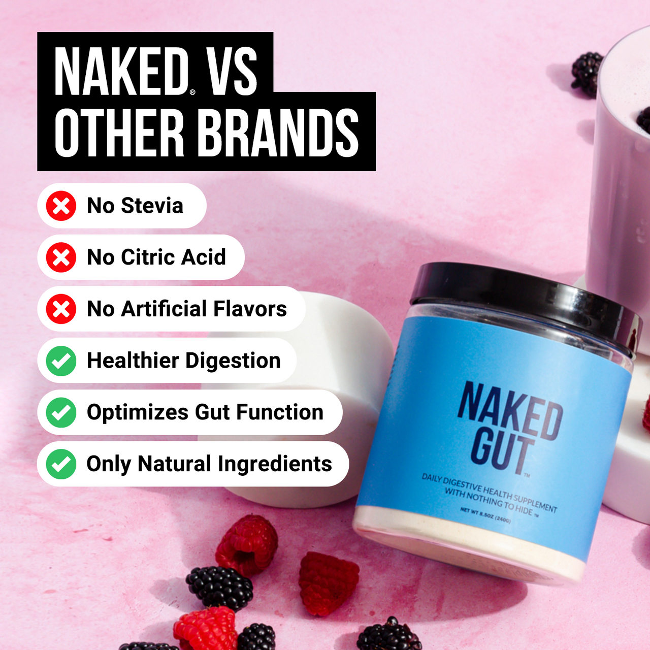 Gut Health Supplement | Naked Gut - 40 Servings