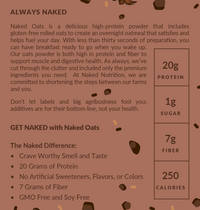 Double Chocolate Protein Oats | Naked Oats