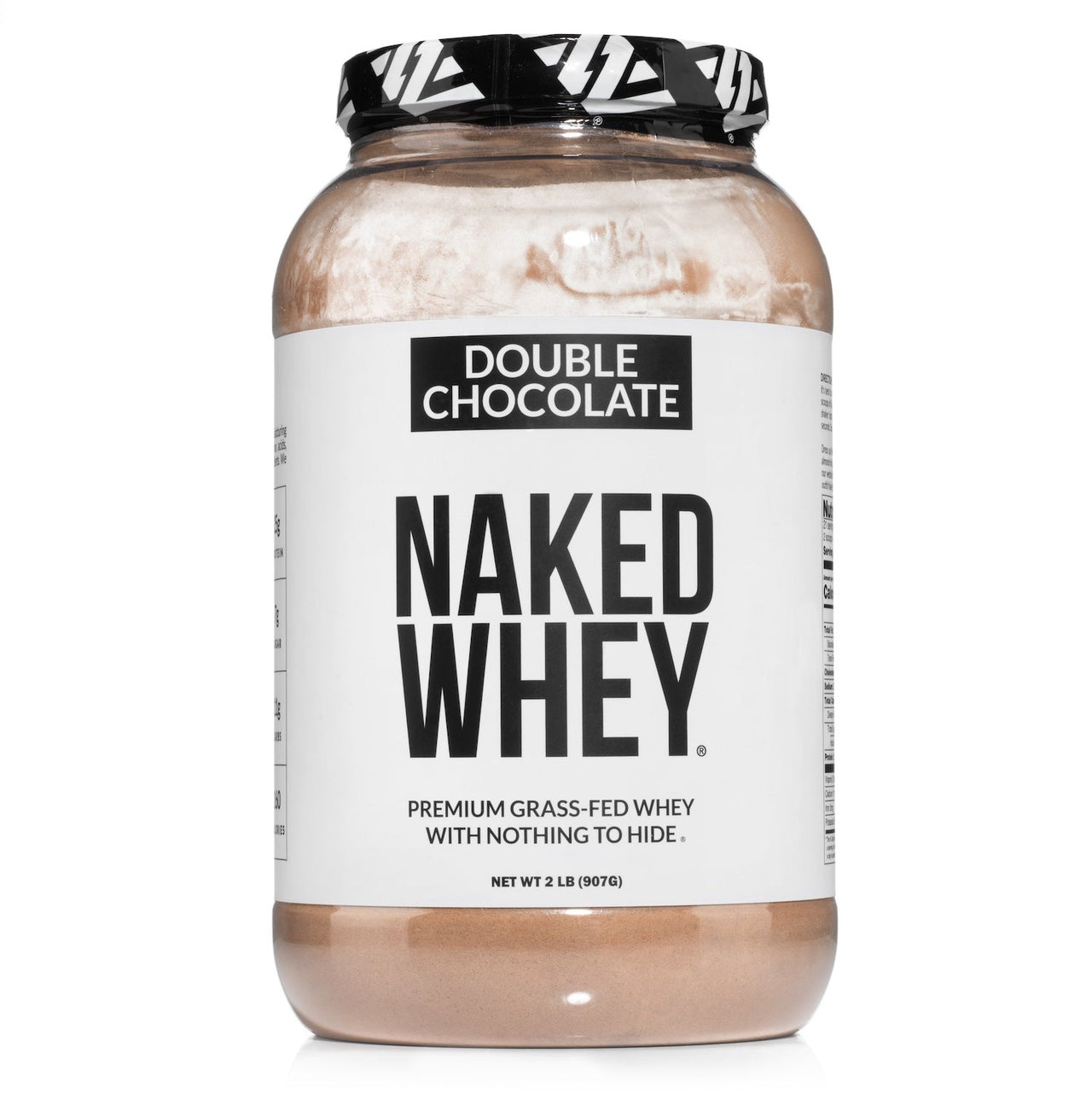 Double Chocolate Whey Protein Powder 2LB | Naked Whey - 2LB