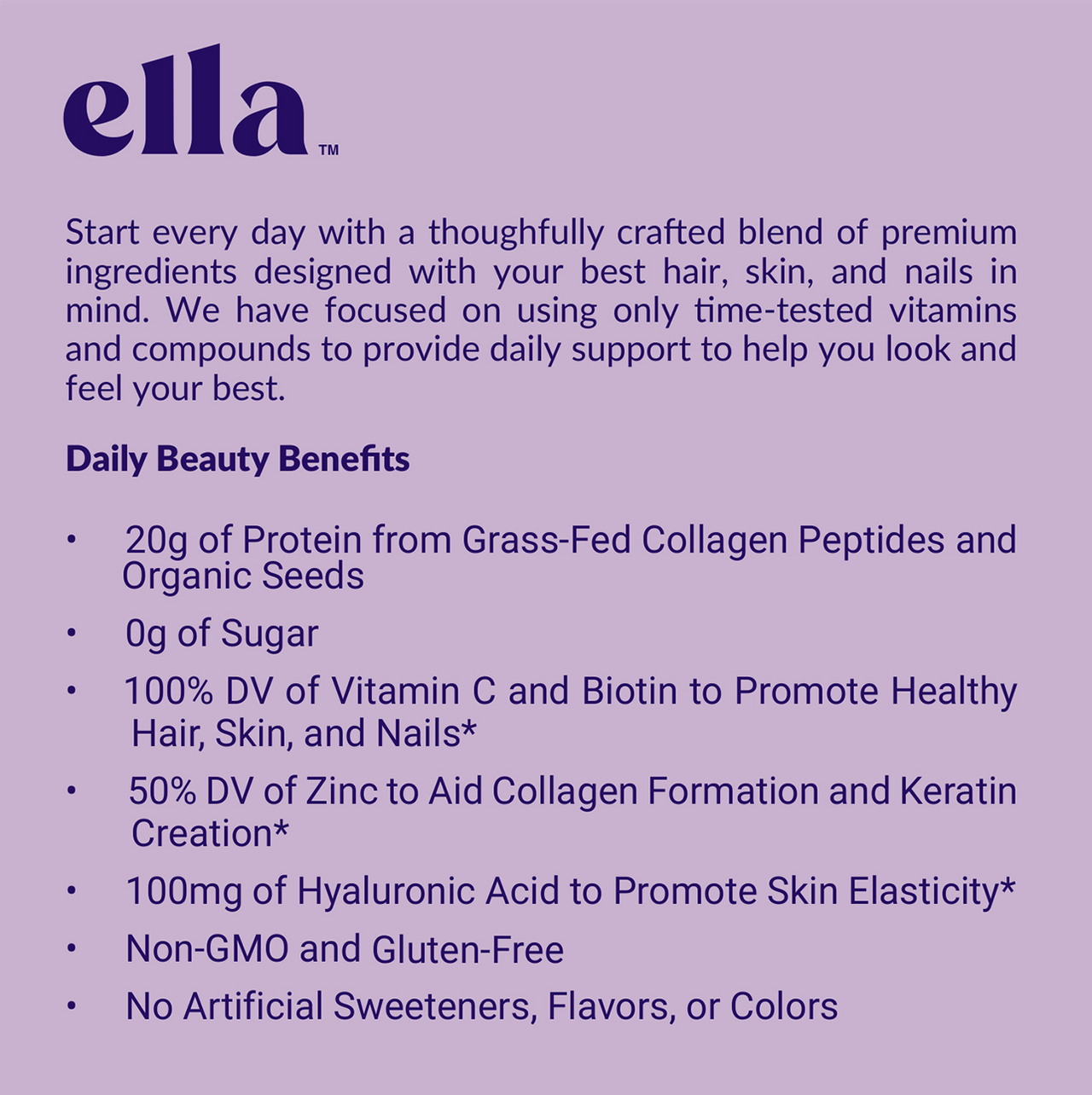 Chocolate Beauty Protein Powder | Ella