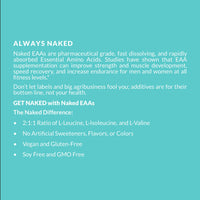 Essential Amino Acids Supplement | Naked EAAs - 50 Servings