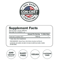 Flavored Creatine - CON-CRĒT® HCl Powder