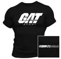 GAT Sport #COMPETEHARDER T-Shirt - Black
