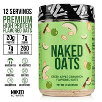 Green Apple Cinnamon Protein Oats | Naked Oats