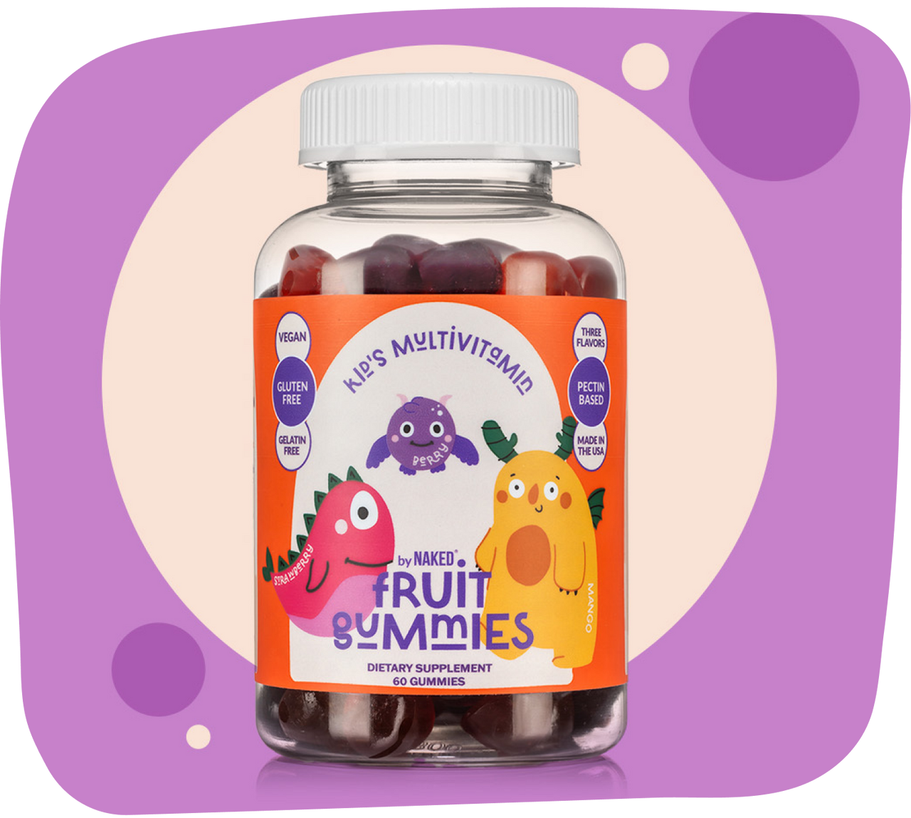 Kids Multivitamin Gummies | 60 Fruit Gummies