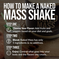 Chocolate Weight Gainer Protein Supplement | Naked Chocolate Mass - 8LB