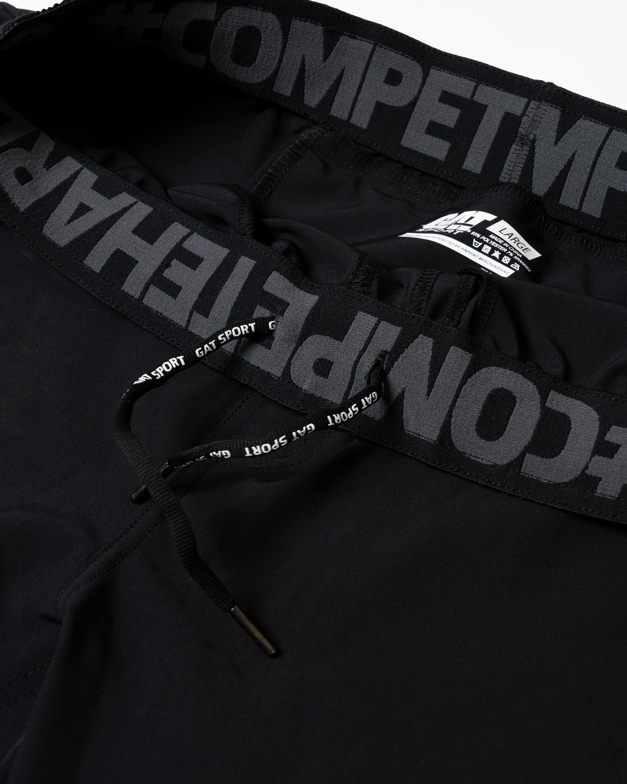 GAT Sport Performance Compression Joggers for Men - Black