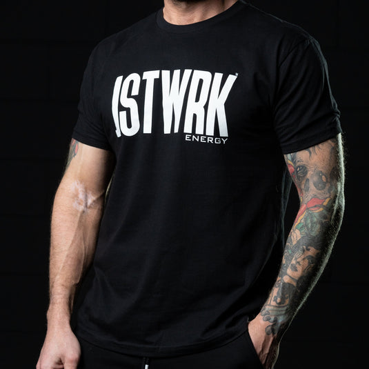 JST WRK Logo Tee // Black