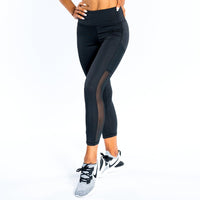 GAT Sport High-Waisted Performance 7/8 Leggings for Women - Black