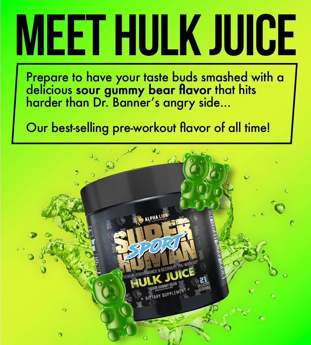 SUPERHUMAN SPORT - Premium Performance & Recovery Pre-Workout†