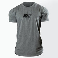 GAT Sport Elite Short Sleeved Performance T-Shirt for Men - Gray
