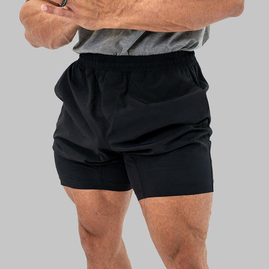 Taffeta Performance Shorts for Men - Black