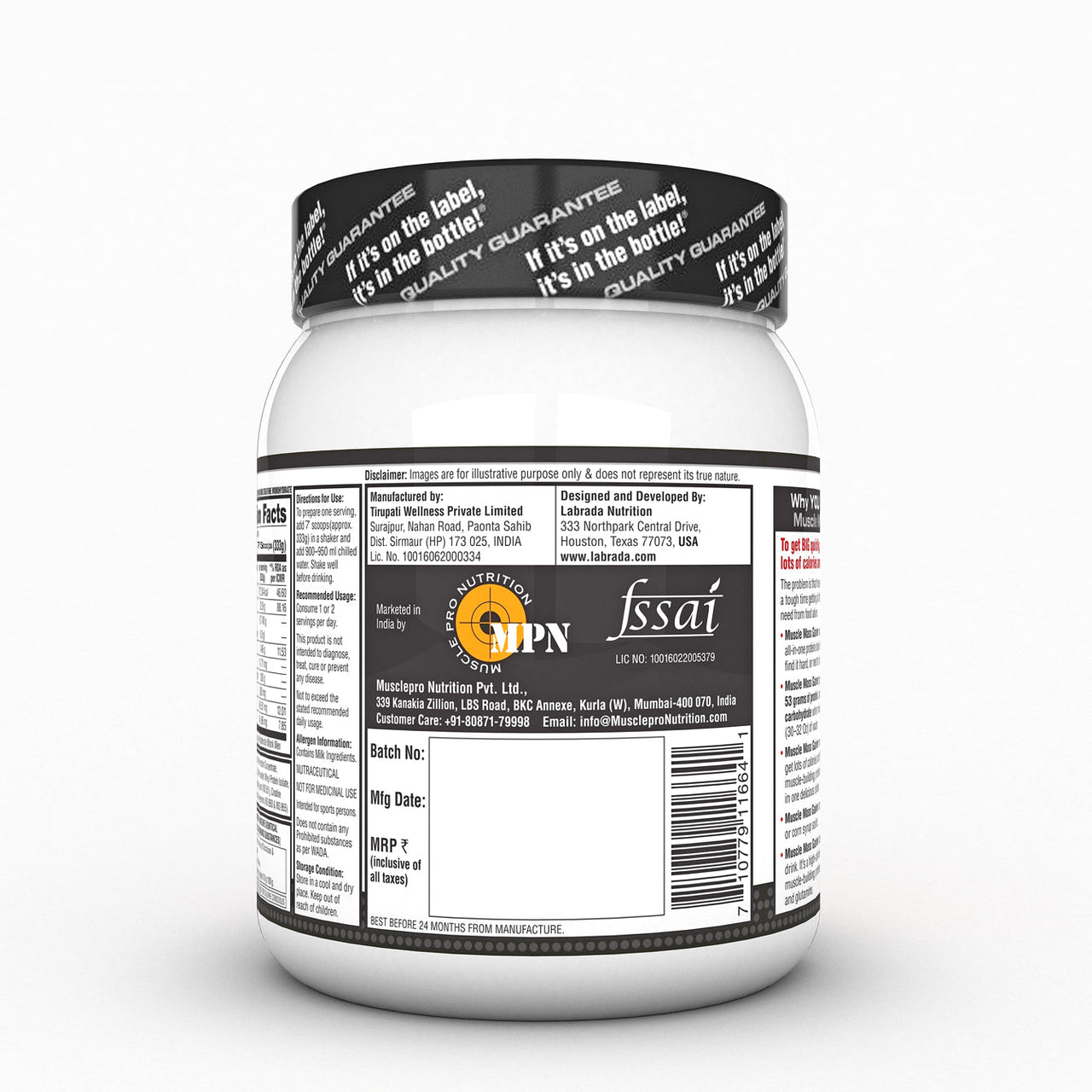 Muscle Mass Gainer