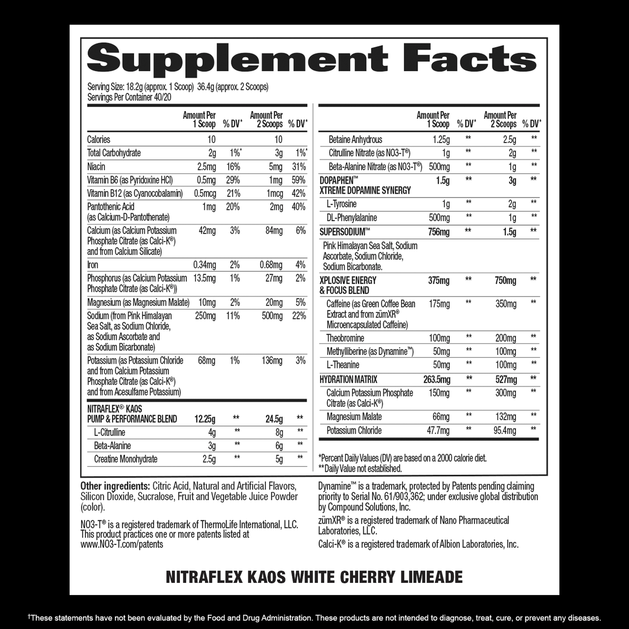 NITRAFLEX KAOS