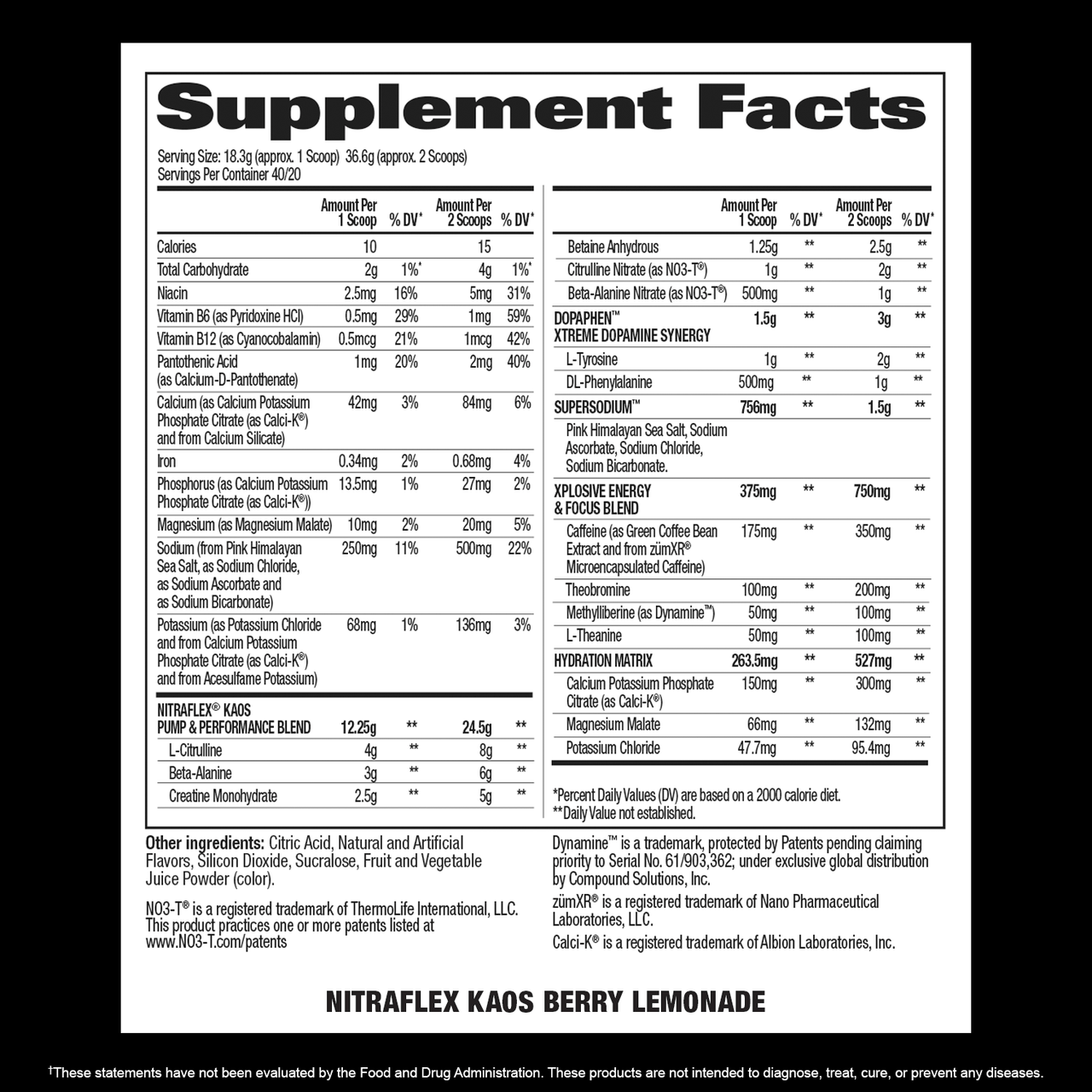NITRAFLEX KAOS