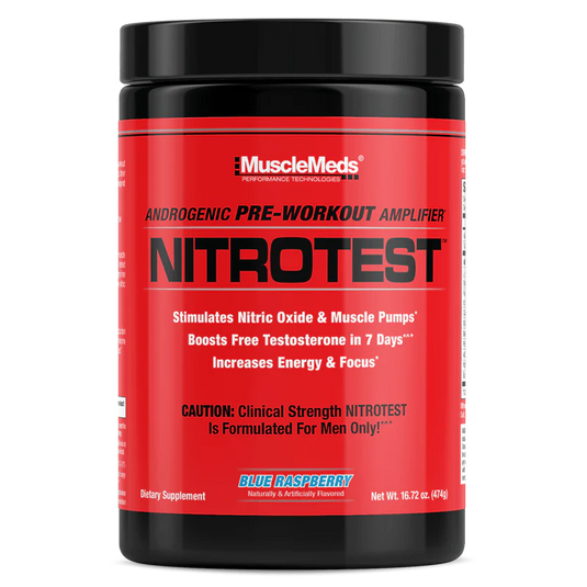 MuscleMeds Nitrotest Pre-Workout Blue Rasp