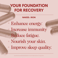 Daily Iron Supplement | Naked Iron - 60 Capsules