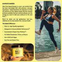Stim Free Pre Workout | Stim Free Naked Energy - 50 Servings