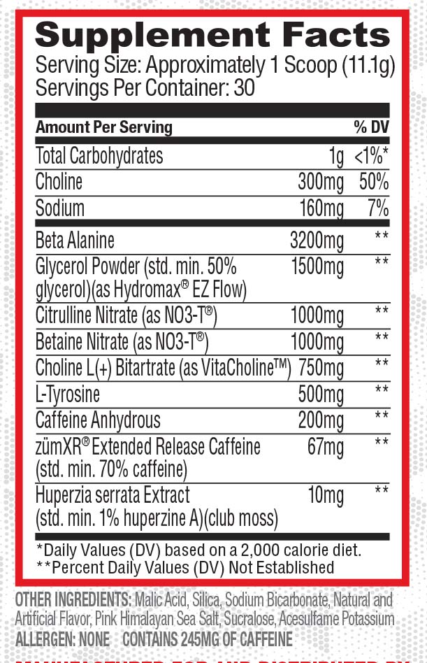 NOXygen Preworkout