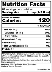 MCT OIL - C8 & C10 Medium Chain Triglycerides