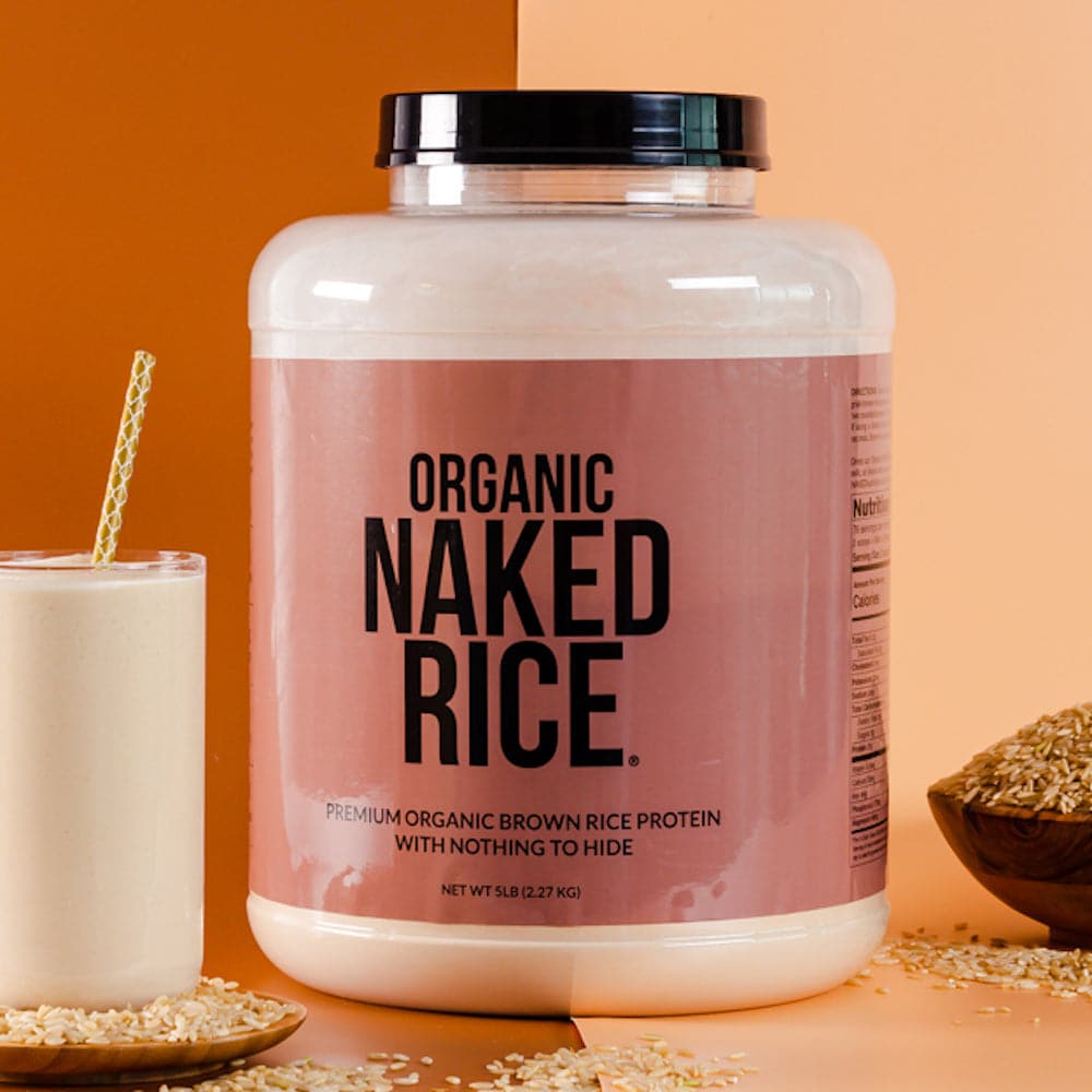 Protein Flavored Rice Organic Brown Rice Protein Powder | Naked Rice - 5lb – Builtathletics.com
