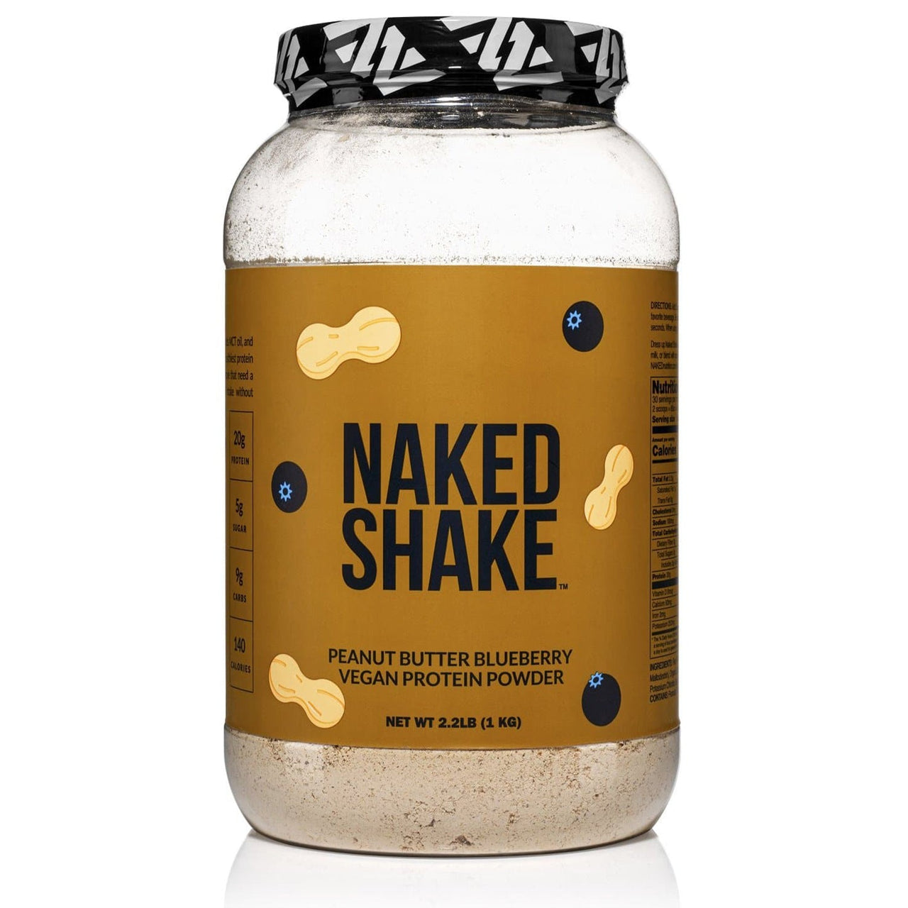 PB Blueberry Vegan Protein | Naked Shake - 30 Servings