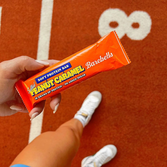 * DOUBLE TROUBLE  * Sweden Barebells Soft Salted Peanut Caramel Protein Bar ( 2 cartons / 24 bars)