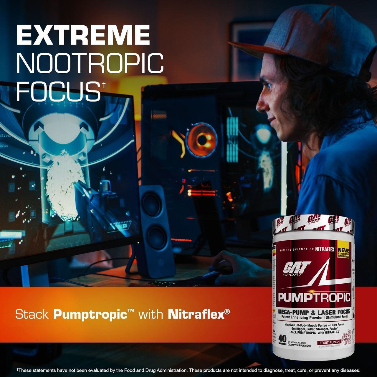 PUMPTROPIC Stim-Free Pre-Workout