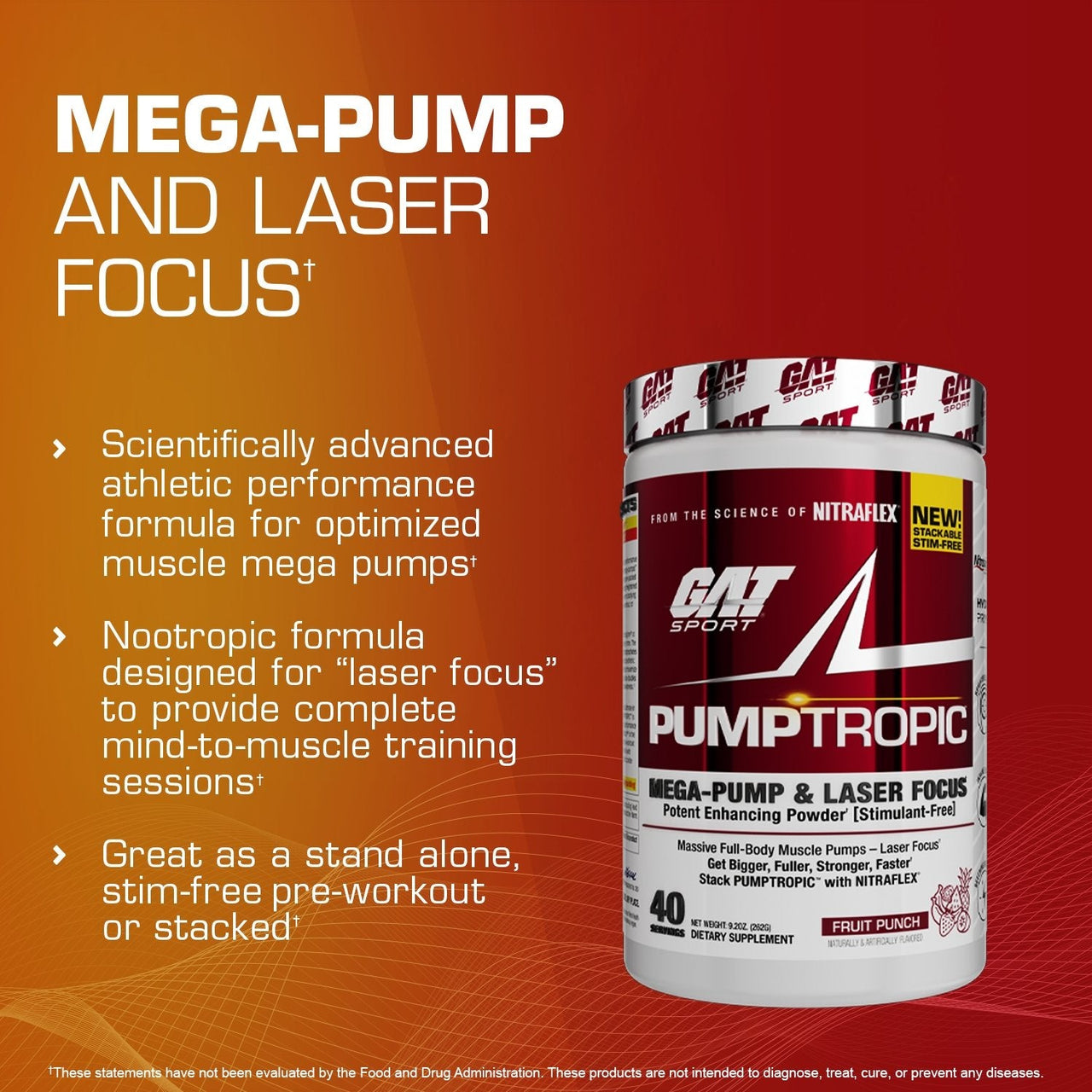 PUMPTROPIC Stim-Free Pre-Workout