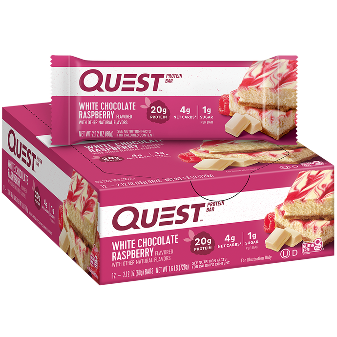 White Chocolate Raspberry Protein Bars